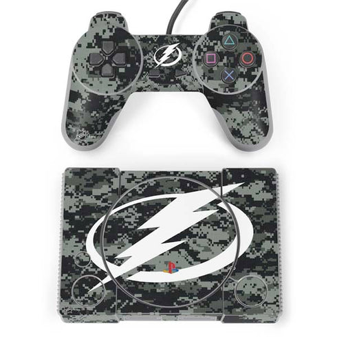 NHL Tampa Bay Lightning Camo PlayStation Classic Bundle Skin